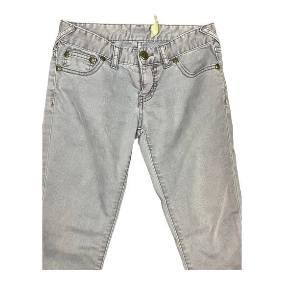 Free People sz 24 Purple Jeans Womens Colored Denim 61855-1651 5125 - Picture 5 of 9